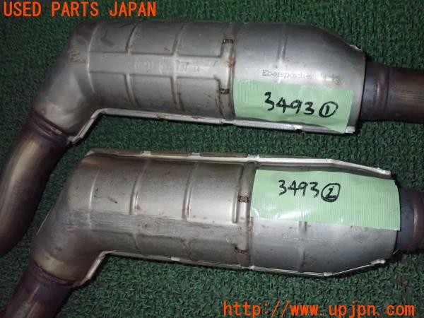 3UPJ=34930152]BMW Z4 ロードスター(BT30 E85)前期 純正 7 520 240/C リアマフラー カット済み 3分割 中古_m3