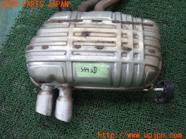 3UPJ=34930152]BMW Z4 ロードスター(BT30 E85)前期 純正 7 520 240/C リアマフラー カット済み 3分割 中古_m4