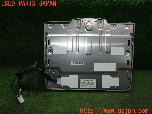 3UPJ=35070559]ヴェルファイア ハイブリッド(AYH30W)純正 08540-00420-B0 134001-94000131 フリップダウンモニター 中古_m3