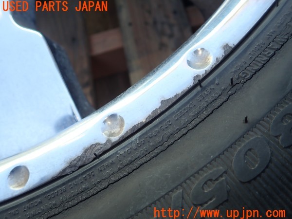 3UPJ=35160923]リンカーン ナビゲーター(型式不明)BUDDY BOND バディボンド BONE EVO ホイール 22×9.5JJ +35 PCD135/139.7 6穴 4本 中古_m1