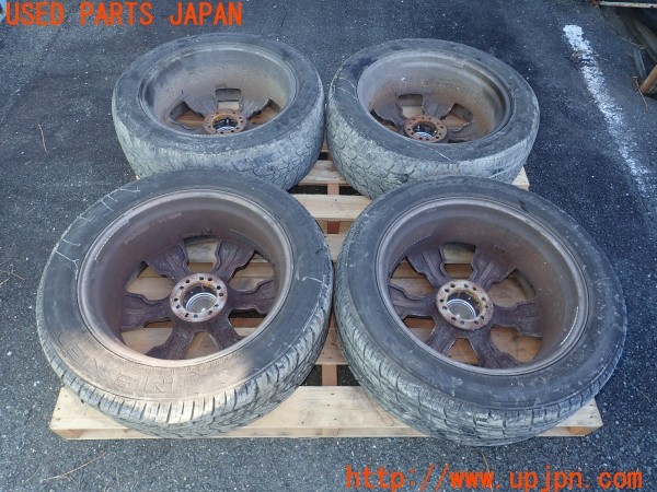 3UPJ=35160923]リンカーン ナビゲーター(型式不明)BUDDY BOND バディボンド BONE EVO ホイール 22×9.5JJ +35 PCD135/139.7 6穴 4本 中古_m4