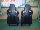 3UPJ=35210609]ルノー メガーヌR.S.(ルノー・スポール)(DZF4R)純正 RECARO レカロ シートセット 運転席 助手席 レール付き 中古_s3