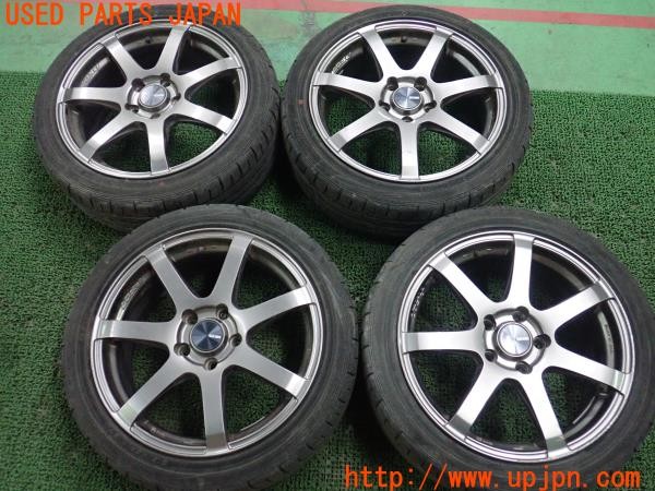 3UPJ=35250918]アルテッツァ RS200 リミテッドII(SXE10)後期 ENKEI エンケイpf07 ホイール 17×7J +48 PCD114.3 5穴 4本 中古_m0