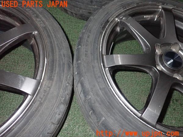 3UPJ=35250918]アルテッツァ RS200 リミテッドII(SXE10)後期 ENKEI エンケイpf07 ホイール 17×7J +48 PCD114.3 5穴 4本 中古_m1