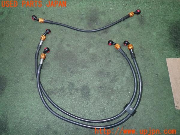 3UPJ=35360204]カワサキ ニンジャ ZX-10R(ZXT00D)ACTIVE AC PERFORMANCE LINE ACパフォーマンスライン ブレーキホース 中古_m1