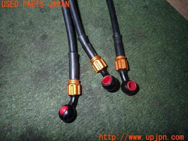 3UPJ=35360204]カワサキ ニンジャ ZX-10R(ZXT00D)ACTIVE AC PERFORMANCE LINE ACパフォーマンスライン ブレーキホース 中古_m3