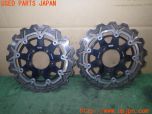 3UPJ=35360414]カワサキ ニンジャ ZX-10R(ZXT00D)ARASHI アラシ DBS034W フロントディスクローターセット 中古_s0