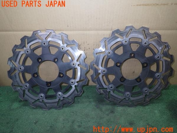 3UPJ=35360414]カワサキ ニンジャ ZX-10R(ZXT00D)ARASHI アラシ DBS034W フロントディスクローターセット 中古_m1