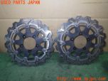 3UPJ=35360414]カワサキ ニンジャ ZX-10R(ZXT00D)ARASHI アラシ DBS034W フロントディスクローターセット 中古_s1