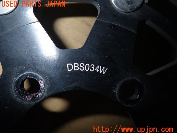 3UPJ=35360414]カワサキ ニンジャ ZX-10R(ZXT00D)ARASHI アラシ DBS034W フロントディスクローターセット 中古_m3