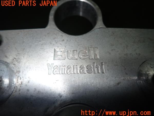 3UPJ=35370702]Buell(ビューエル)FIREBOLT XB9R(2003年)純正 ステアリングステム Buell Yamanashi トップブリッジ 中古_m4
