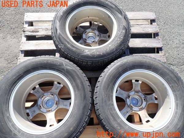 3UPJ=35380963]ランドクルーザー100(HDJ101K)前期 Weds ウェッズ KEELER FORCE ホイール 18×8J +52 PCD150 5穴 3本 中古_m4