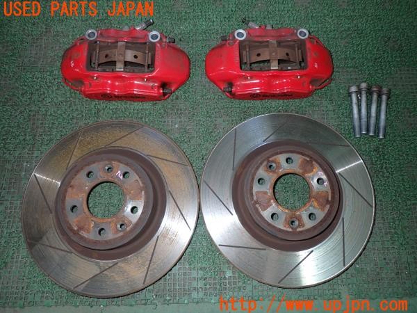 3UPJ=35490302]ルノー メガーヌ R.S.(ルノー・スポール)(DZF4R)純正 brembo ブレンボ フロントキャリパーローターセット 中古_m0