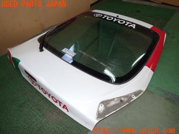 3UPJ=35550014]セリカ GT-FOUR(ST205)後期 純正 バックドア リアゲート カストロールカラー デカール・ステッカー貼り付け 中古_m0