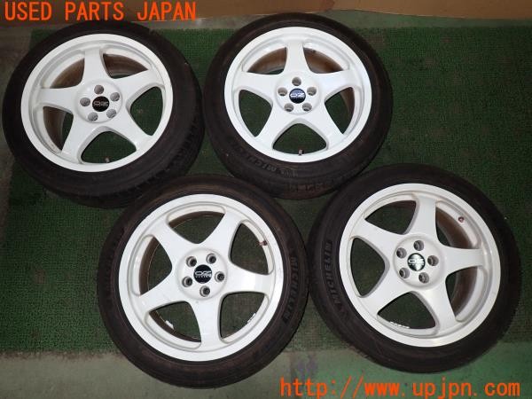 3UPJ=35550918]セリカ GT-FOUR(ST205)後期 O.Z RACING CRONO ホイール 17×8J +35 PCD100 4穴 4本 TRDエアバルブキャップ付き 中古_m0