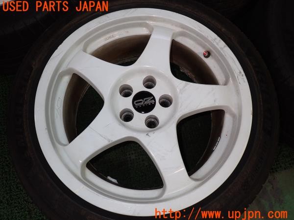 3UPJ=35550918]セリカ GT-FOUR(ST205)後期 O.Z RACING CRONO ホイール 17×8J +35 PCD100 4穴 4本 TRDエアバルブキャップ付き 中古_m1