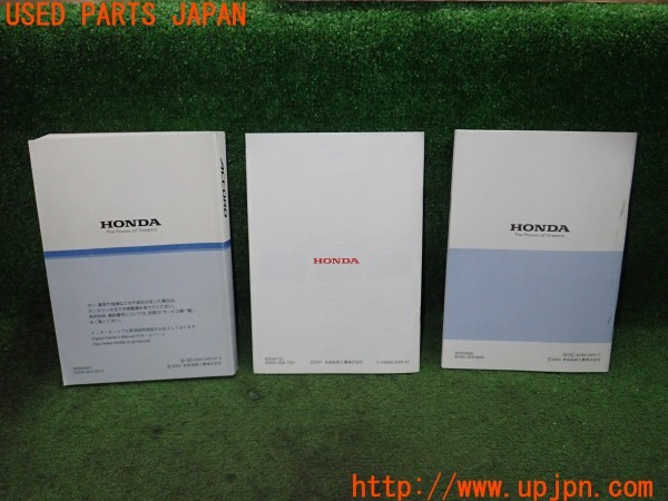 3UPJ=35560802]アコード ユーロR(CL7)取扱説明書 取説 車両マニュアル 中古_m1