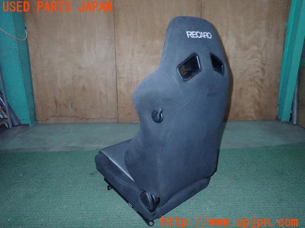 3UPJ=35600644]MR2(SW20)後期 V型 RECARO レカロ SR-7F GK100 BK/SL セミバケットシート レール付き 中古_m1