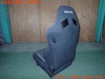3UPJ=35600644]MR2(SW20)後期 V型 RECARO レカロ SR-7F GK100 BK/SL セミバケットシート レール付き 中古_s1