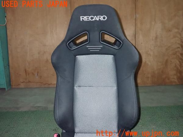 3UPJ=35600644]MR2(SW20)後期 V型 RECARO レカロ SR-7F GK100 BK/SL セミバケットシート レール付き 中古_m2