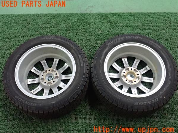 3UPJ=35610943]日産リーフ(ZE1)weds JOKER ウェッズ ジョーカー タイヤホイールスタッドレス 16×6.5J +40 PCD114.3 5穴 2本 中古_m4