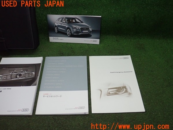 3UPJ=35620802]アウディ Q3 2.0TFSIクワトロ211PS(8UCPSF)取扱説明書 取説 車両マニュアル 中古_m2
