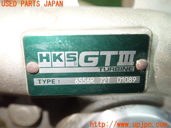 3UPJ=35800136]ランサーエボリューションVII GT-A(CT9A)HKS GTIII 6556R 72T 01089 タービン ジャンク_m4