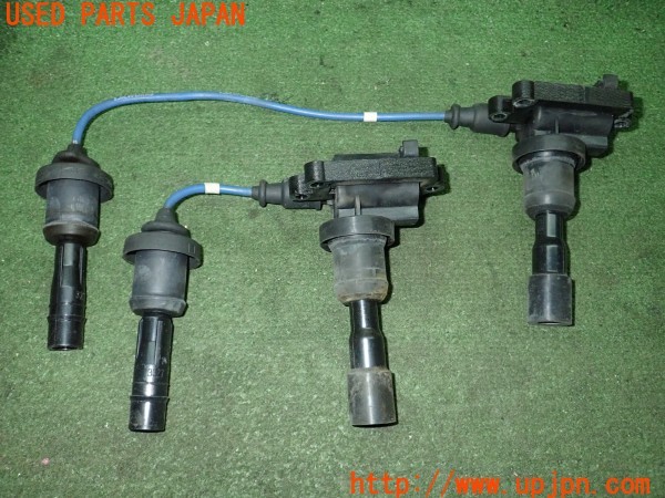 3UPJ=35800146]ランサーエボリューションVII GT-A(CT9A)T.M.WORKS プラグコード 純正 FL0162 Diamond イグニッションコイル 付き 中古_m1