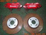 3UPJ=35860302]アバルト 124スパイダー(NF2EK)純正 brembo ブレンボ フロントキャリパーローターセット ディクセルローター付き 中古_s0