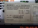3UPJ=36010518]ロードスター Sスペシャル(NA6CE)後期 SONY ソニー CDX-MP200X Xplod CDプレーヤー 中古_s3