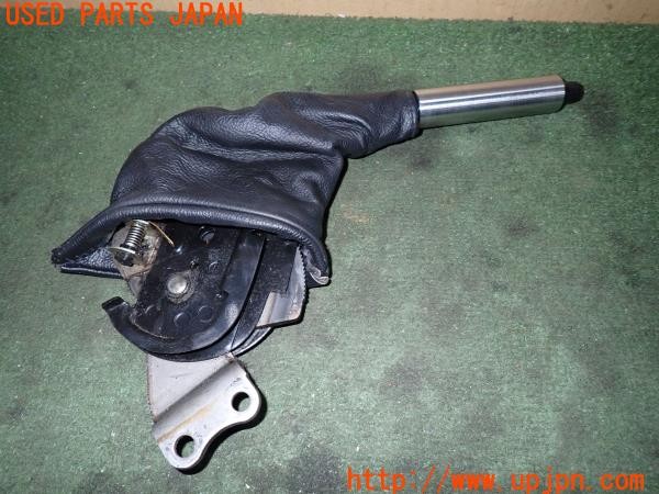 3UPJ=36010626]ロードスター Sスペシャル(NA6CE)後期 社外 サイドブレーキレバー ブーツ ハンドル メッキ 中古_m0