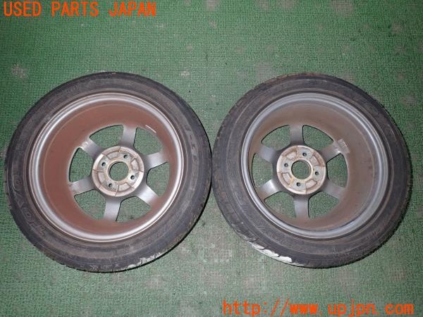 3UPJ=36010903]ロードスター(NA6CE)後期 RAYS レイズ VOLKRACING TE37V TOYO PROXES R1R タイヤホイール 15×7J +18 PCD100 4穴 2本 中古_m3