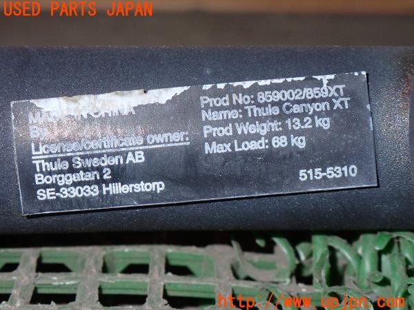3UPJ=36090063]ランドローバー レンジローバー 4.6HSE(LP60D P38A)後期 THULE スーリー Canyon XT 859XT 8591XT ルーフラック 中古_m4