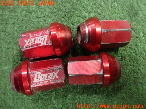 3UPJ=36190968]GR86(BRZ)RZ(ZN8 A型)Durax デュラックス ホイールロックナット M12×P1.25 中古_m4