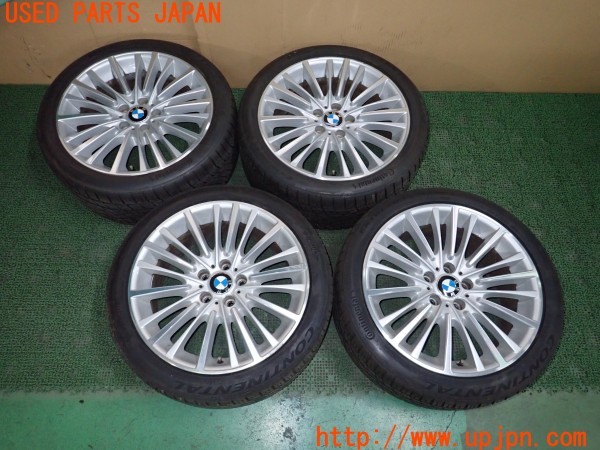 3UPJ=36280920]BMW アクティブハイブリッド5(FZ35 F10)純正オプション タイヤホイール 19×8.5J +33 9J +44 PCD120 4穴 4本 中古_m0