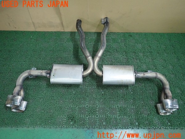3UPJ=36350152]ポルシェ カイエン S(9PAM4801 957型)社外 リアマフラー 中古_m3