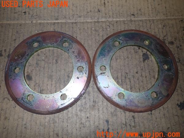 3UPJ=36360969]ランドクルーザー80(FZJ80G)後期 社外 ホイールスペーサー 6mm PCD139.7 6穴 中古_m0