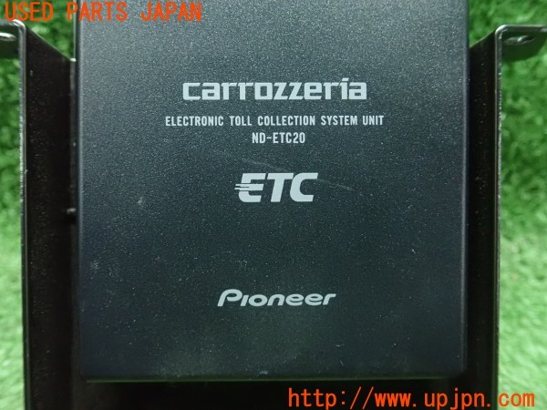 3UPJ=36390503]ノア Si ダブルバイビー(ZRR80W)carrozzeria カロッツェリア ND-ETC20 ETC車載器 中古_m4