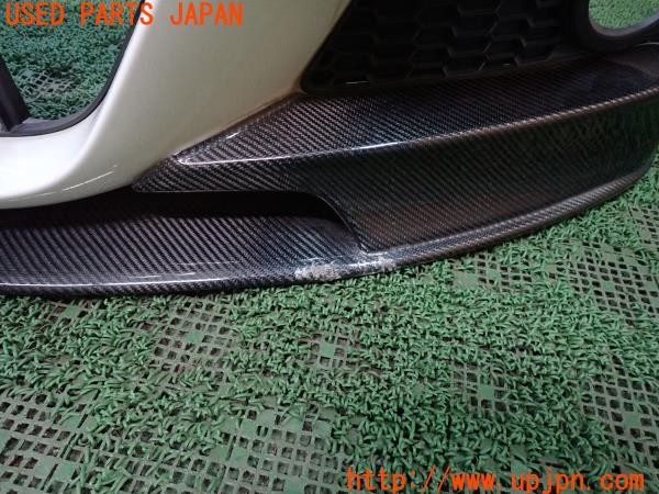 3UPJ=36530048]BMW 330e Mスポーツ(8E20 F30)LCI 純正 フロントバンパー 社外カーボンアンダースポイラー付き 中古_m2