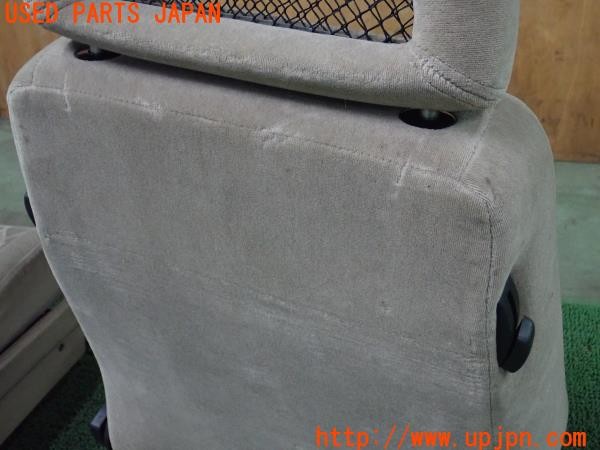 3UPJ=36550609]ビッグホーン プレジール ロング(UBS73GW)後期 純正オプション RECARO シートセット 運転席 助手席 シートヒーター 中古_m3