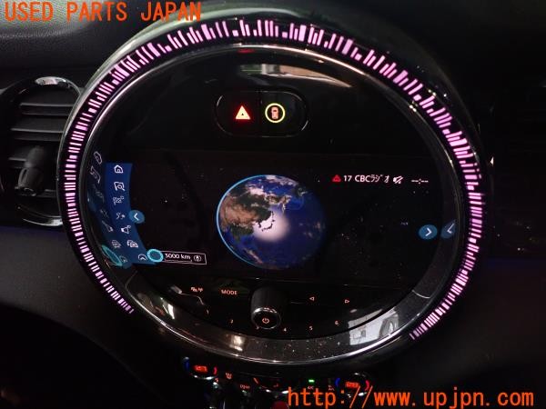 3UPJ=36650605]BMW ミニ クーパーS ジョンクーパーワークストリム(XR20MW F56)LCI2 純正 9878719 ナビパネル アンビエントライト 中古_m4