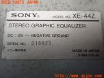 3UPJ=36850519]三菱 ジープ キャンバストップ(J55)SONY ソニー XE-44Z ステレオグラフィックイコライザー 1DIN 中古_s4