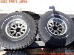 3UPJ=36850916]三菱 ジープ キャンバストップ(J55)ENKEI DECEM10 エンケイ デセム ホイール 15×8JJ -28 PCD139.7 5穴 5本 深リム 中古_s1