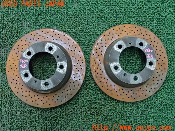 3UPJ=36900308]ポルシェ ボクスター(987MA120)純正? リアディスクローター ブレーキ 中古_m0