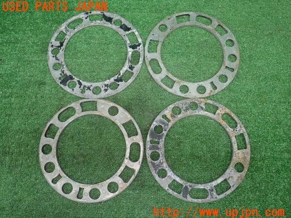 3UPJ=36920969]グロリア スーパー6 タテグロ(PA30)前期 社外 ホイールスペーサー 5mm PCD139.7 6穴 5穴 4枚 中古_m1