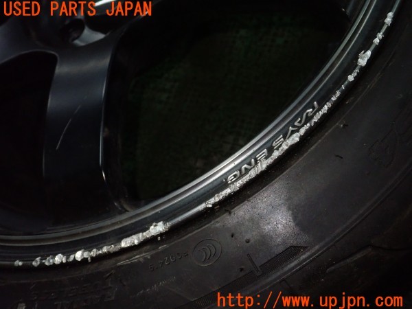 3UPJ=37110962]GR86 RC(ZN8 D型)RAYS レイズ VOLK RACING TE37 SAGA S-plus タイヤホイール 18×8.5J +45 PCD100 5穴 2本 難あり_m1