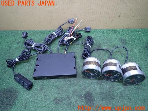 3UPJ=37190500]S2000 typeV(AP2 100系)Defi-Link Meter ADVANCE CR 3連メーター 追加メーター 油温 油圧 水温 60mm 中古_m0