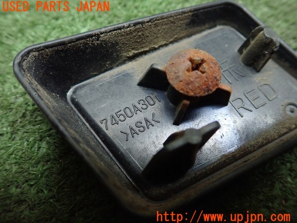 3UPJ=37350008]コルト ラリーアート バージョンR(Z27AG)後期 純正 7450A301 エンブレム フロントグリル側 中古_m4