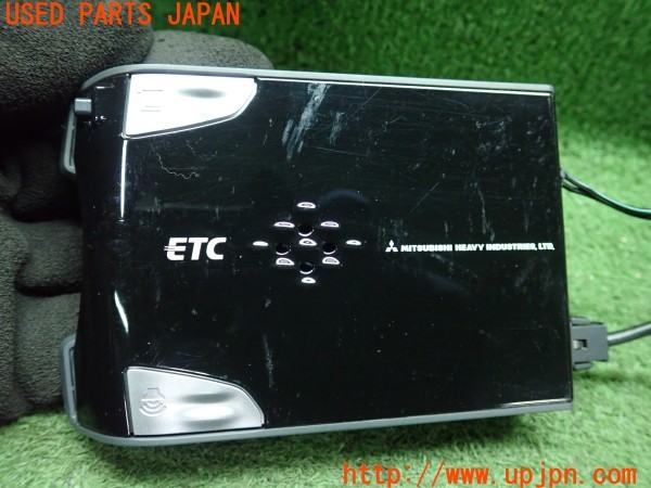 3UPJ=37350503]コルト ラリーアート バージョンR(Z27AG)後期 三菱重工業 ミツビシ MOBE-600 ETC車載器 中古_m3