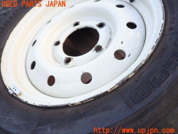 3UPJ=37400903]三菱 ジープ(J36)社外 タイヤホイール 15×5.5JJ PCD139.7 5穴 4本 中古_m2